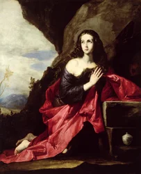Santa María Magdalena o santa Taís en el desierto, c. 1640-41